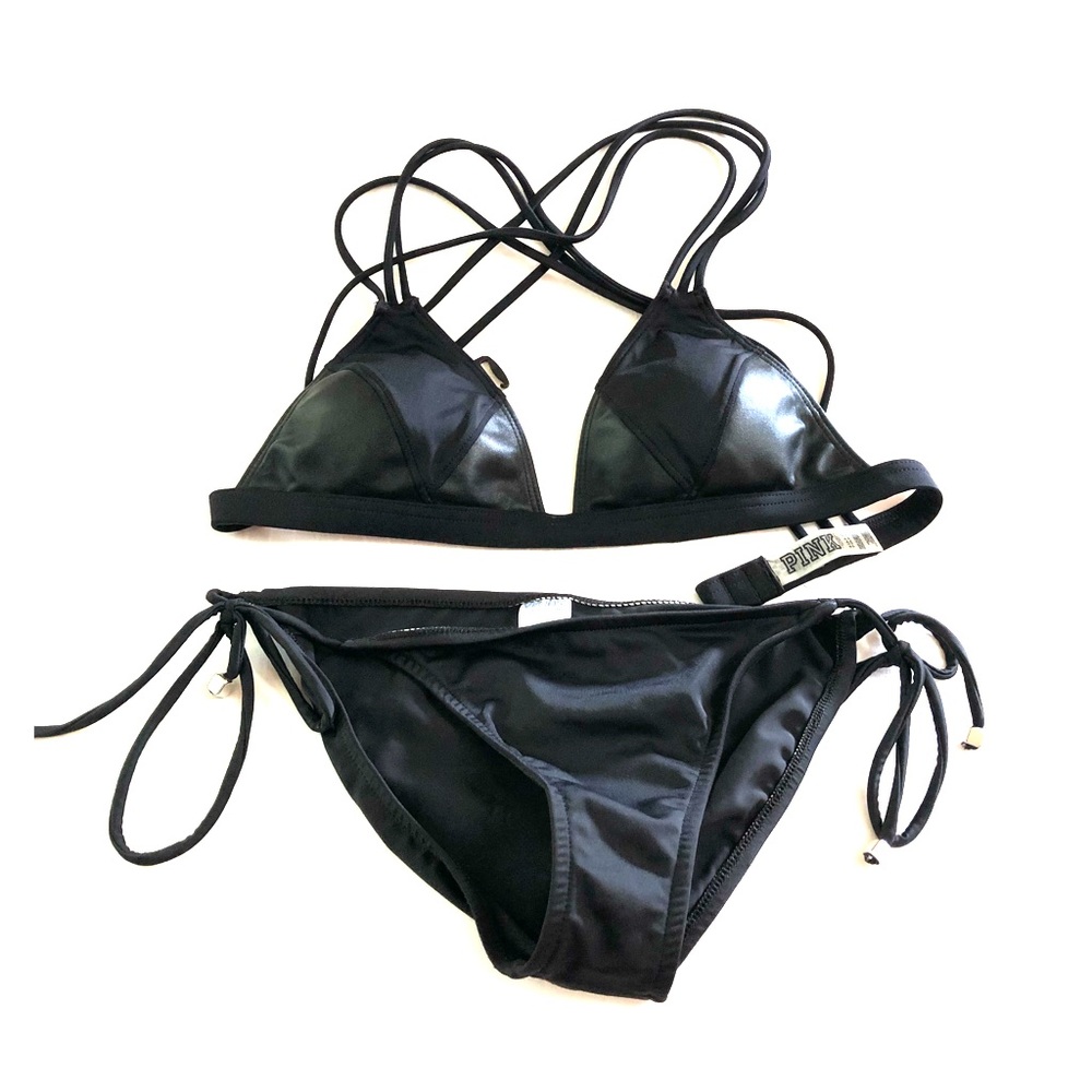 Victoria’s Secret Pink black bikini 🔥🔥BOGO